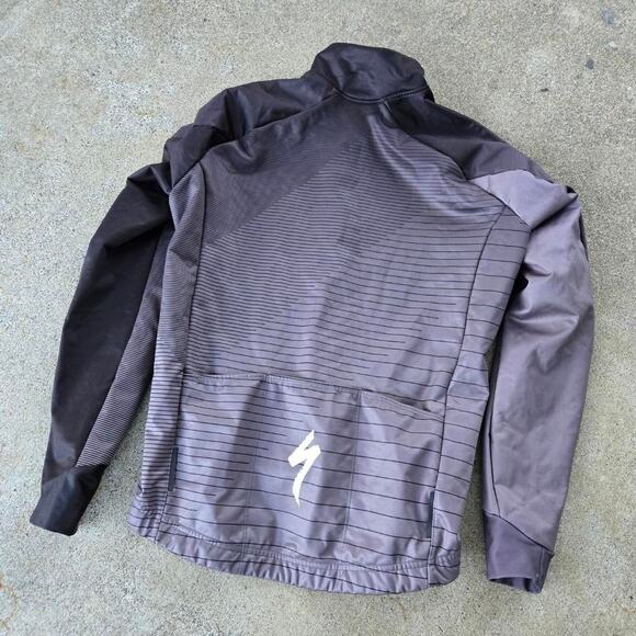 Vtg Y2k SPECIALIZED Spellout Logo Colorblock Pattern Bike Cycling Jacket S/M - Picture 3 of 6